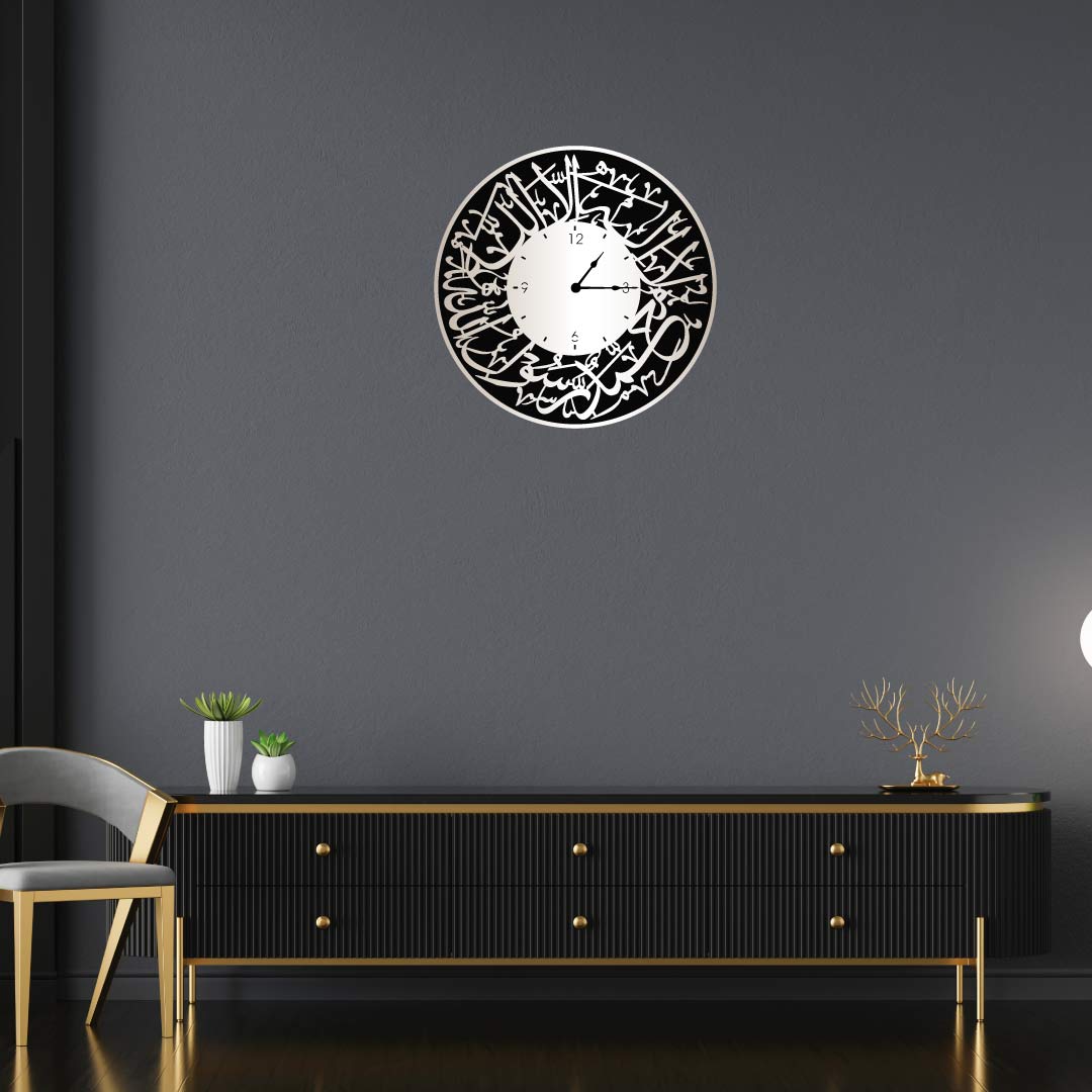 First Kalma Shahadah Islamic Wall Clocks