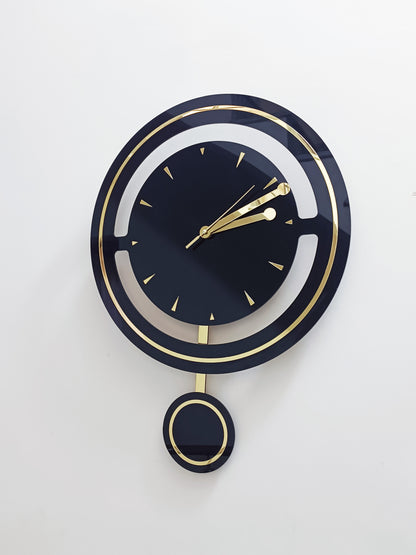 Modern design Pendulum Wall clock for home decor