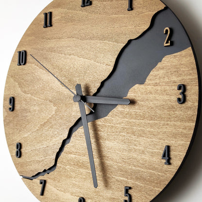 Modern Wood & Acrylic Wall clock for Living Room