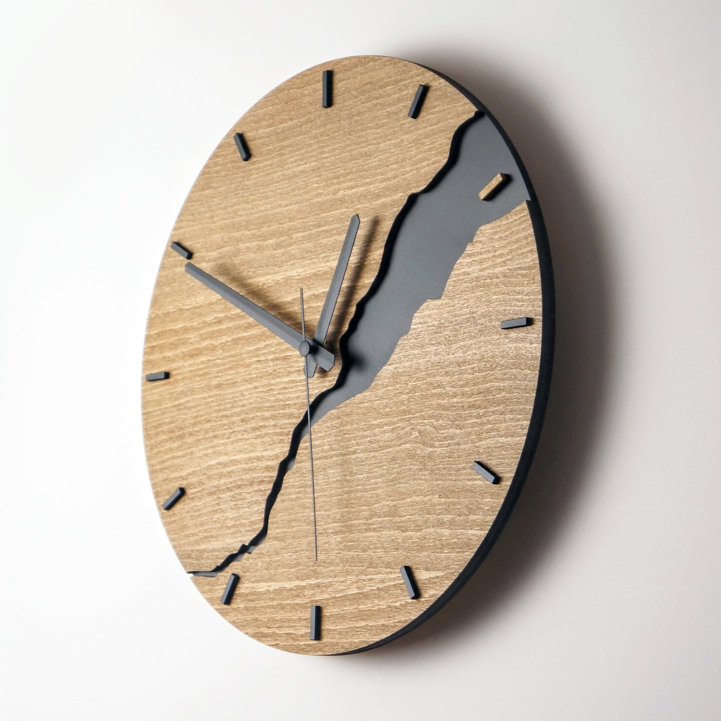 Modern Wood & Acrylic Wall clock for Living Room