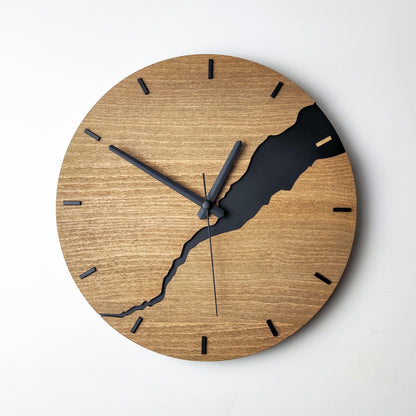 Modern Wood & Acrylic Wall clock for Living Room