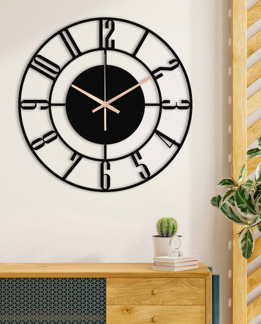 New Mid Century Wall Clock Wood, Office Wall Hanging Decoration